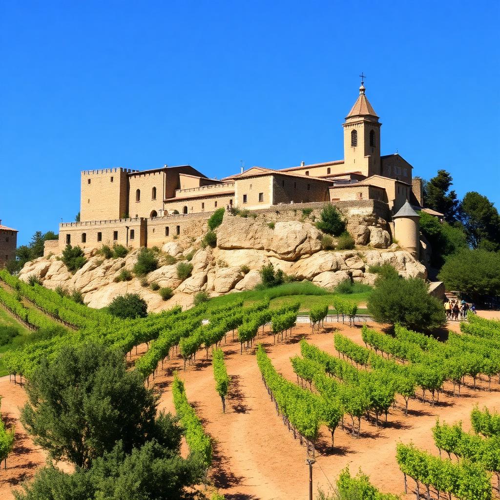Vista de Sant Martí Sarroca (Alt Penedès) — zona de servicio de Electricistes Penedès