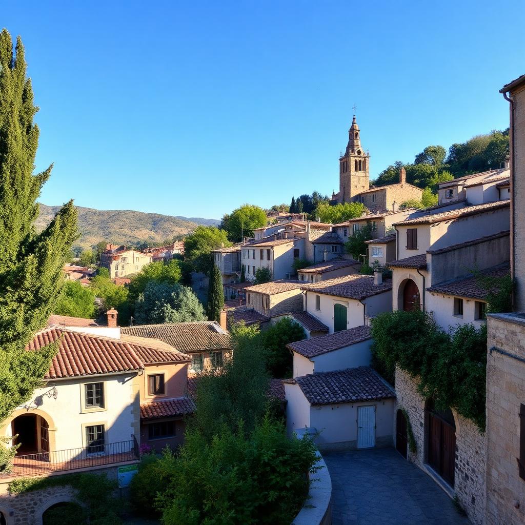 Vista de Santa Margarida i els Monjos (Alt Penedès) — zona de servicio de Electricistes Penedès